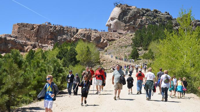 Volksmarch at the Crazy Horse Memorial