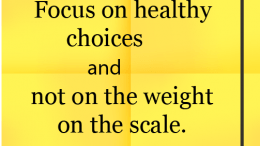 Weight Loss Tip: Make Healthy Choices