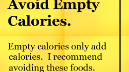 Weight Loss Tips - Empty Calories
