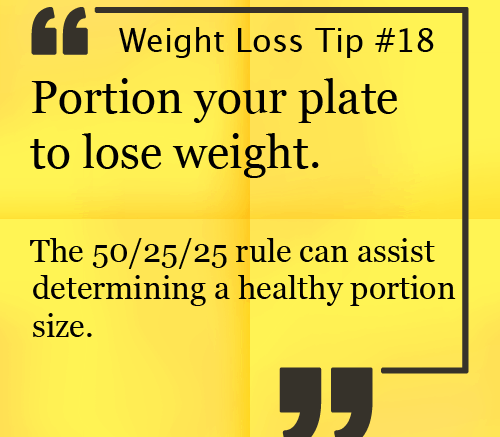 Weight Loss Tip: Divid Your PlateWeight Loss Tip: Divid Your Plate