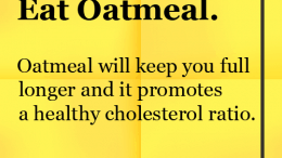Weight Loss Tip - Eat Oatmeal