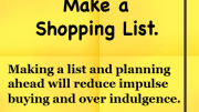 Weight Loss Tip - Make A Shopping List