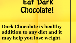 Weight Loss Tip - Eat Chocolate