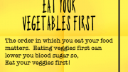 Weight Loss Tip 53 - Eat Veggies First