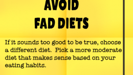 Weight Loss Tip 61 - Avoid Fad Diets
