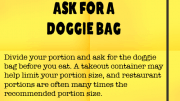 Weight Loss Tip 75 - Ask for a Doggie Bag