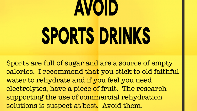 Weight Loss Tip 132 - Avoid Sports Drinks
