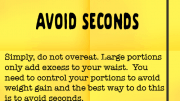 Weight Loss Tip 111 - Avoid Seconds
