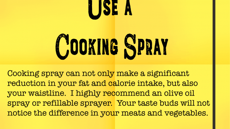Weight Loss Tip 134 - Use a Cooking Spray