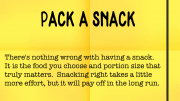 Weight loss tip 163 - Pack a snack