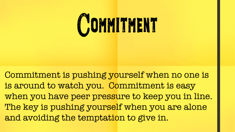 Weight Loss Tip 176 - Commitment