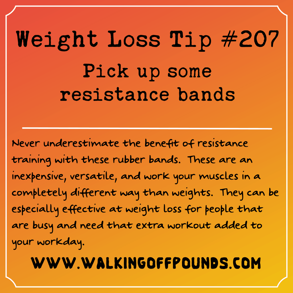 Weight loss tip: Pick up some resistance bands