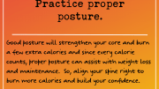 Weight loss tip: Practice proper posture