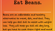 Weight loss tip: Eat Beans