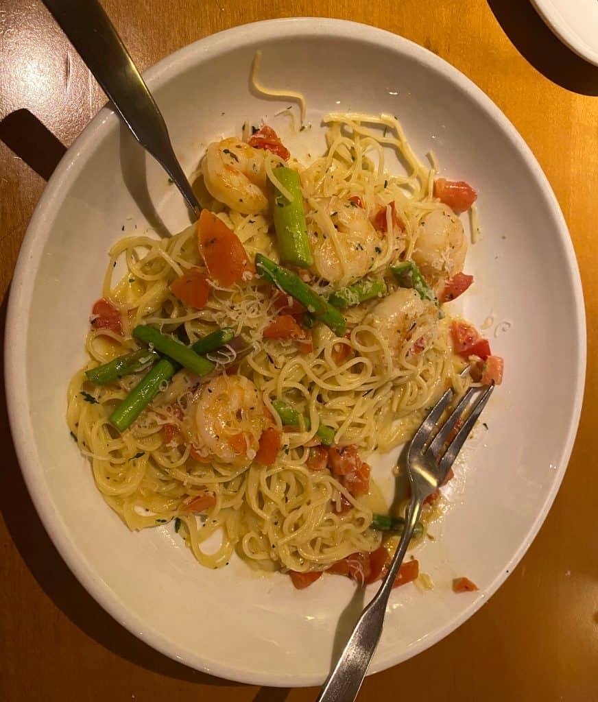 Olive Garden’s Shrimp Scampi