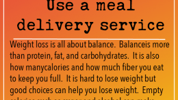 Weight Loss Tip 243-Use a meal delivery service