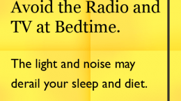 Weight Loss Tip: Sleep Without Radio and TV