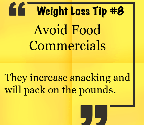 Avoid Food Commercials