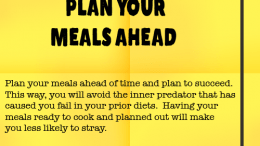 Weight Loss Tip 92 - Plan Your Meals Ahead