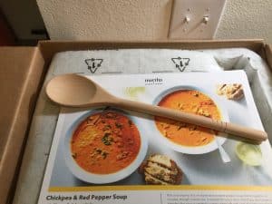 Marley Spoon Recipe Cards with Spoon