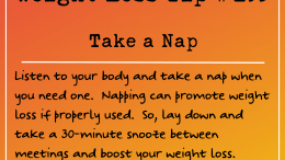 Weight Loss Tip 193 - Take a Nap