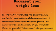 Weight Loss Tip 211 - Document your weight loss